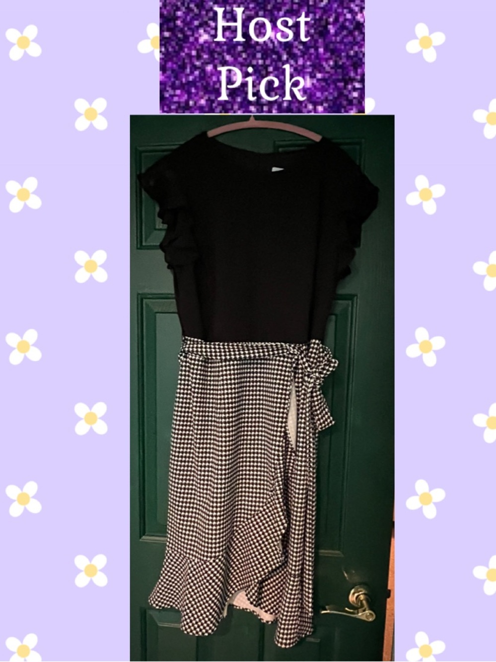 🪩Host Pick 🪩Shelby & Palmer Black & White Dress